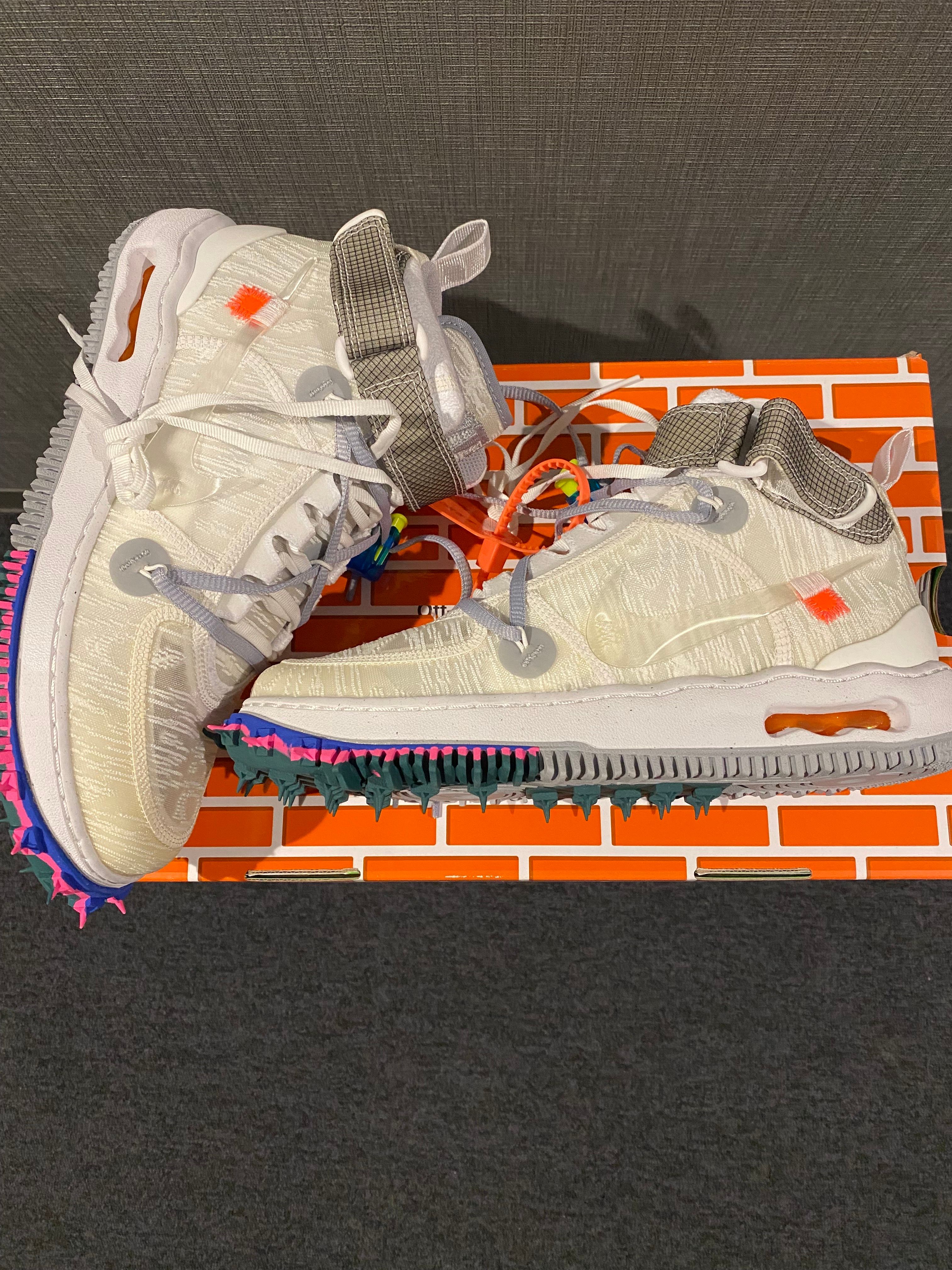 Off-White × Nike Air Force 1 Mid "White"