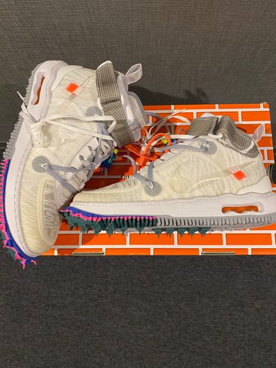 Off-White × Nike Air Force 1 Mid "White"