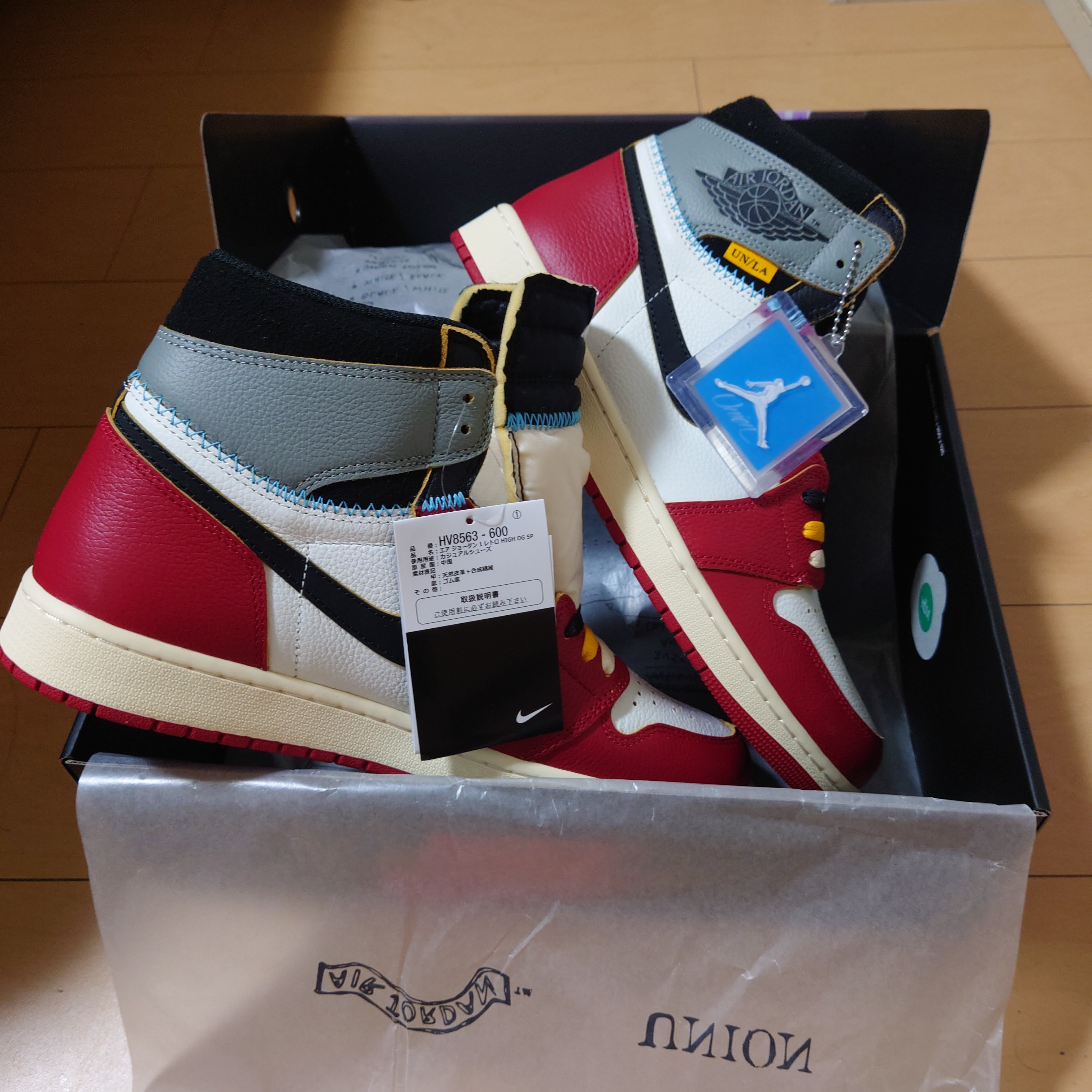 UNION × Nike Air Jordan 1 Retro High OG "Chicago/Shadow"