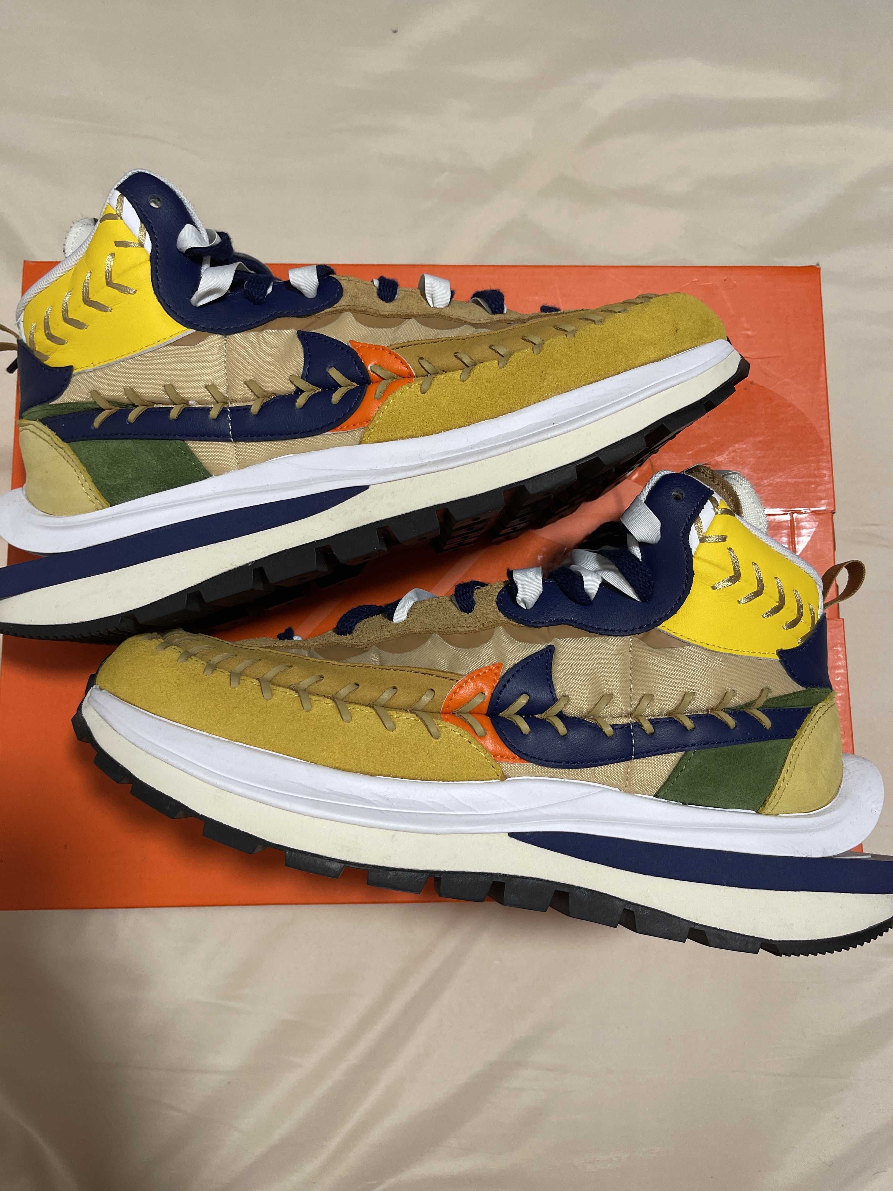 Jean-Paul Gaultier × sacai × Nike VaporWaffle "Sesame/Multi Color"