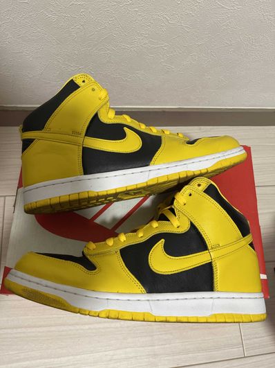 Nike Dunk High "Black/Varsity Maize"