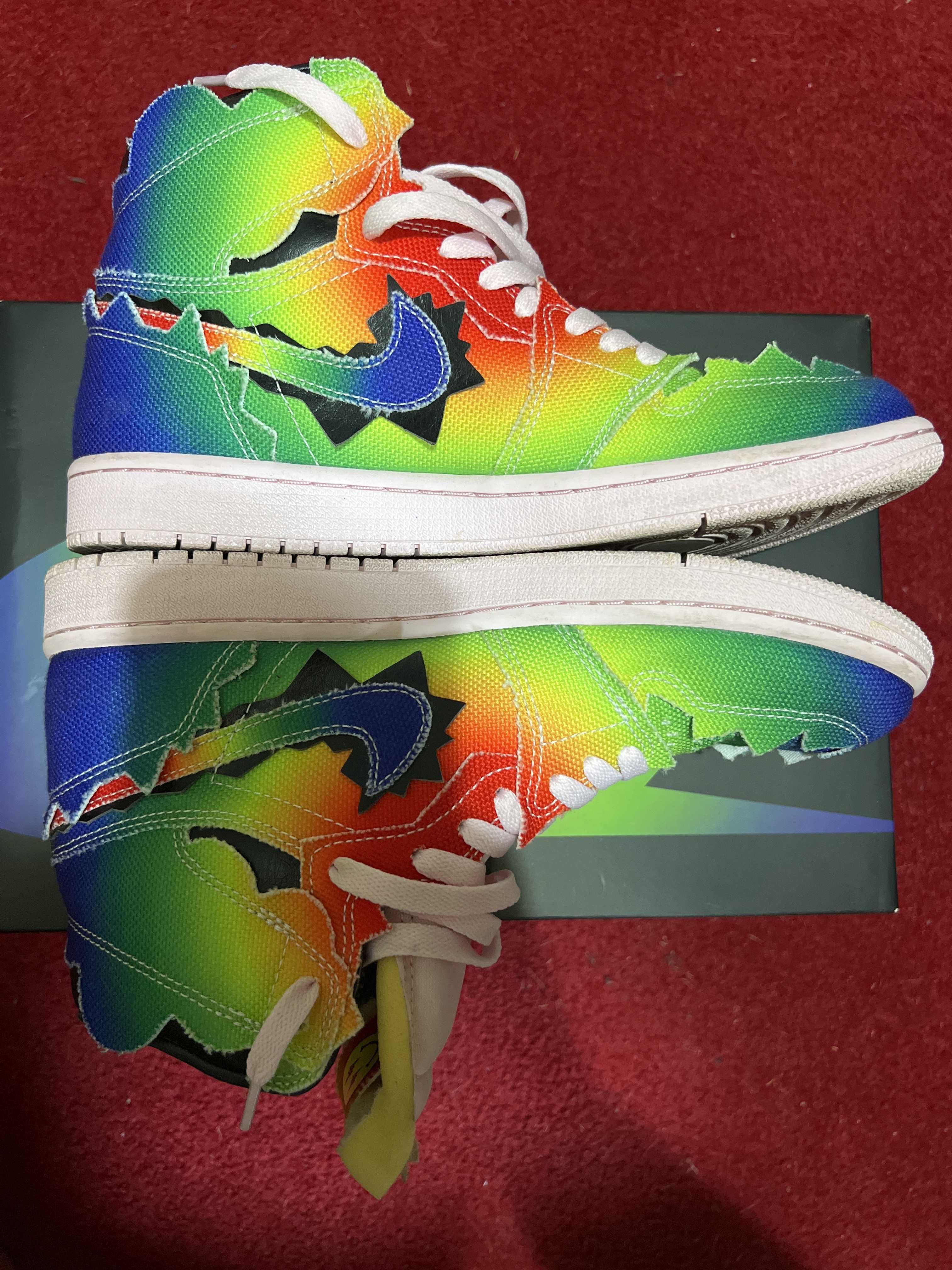 J Balvin × Nike Air Jordan 1 High OG "Rainbow"