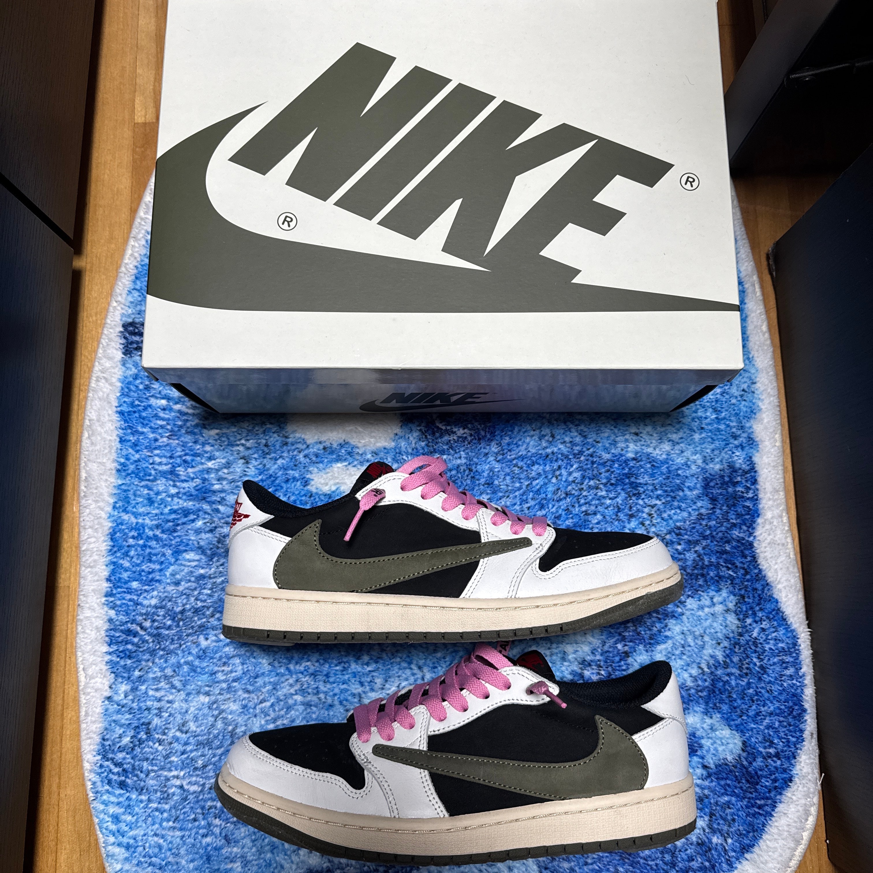 Travis Scott × Nike Women's Air Jordan 1 Low OG "Medium Olive"