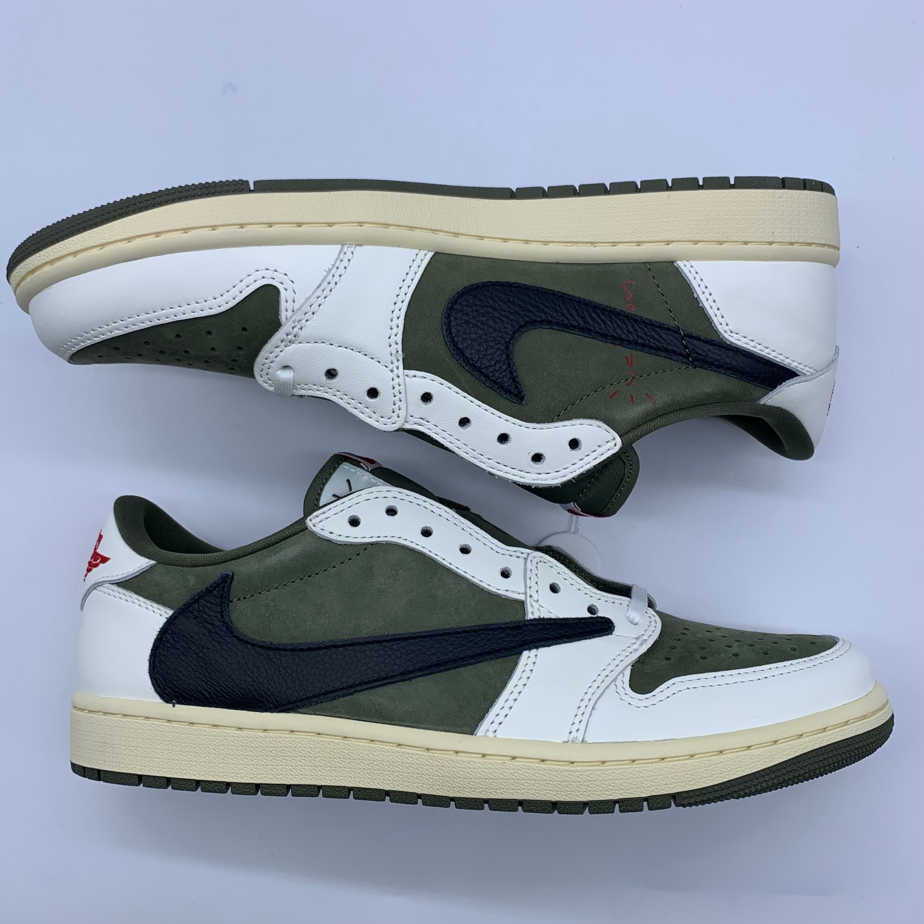Travis Scott × Nike Air Jordan 1 Low OG SP "Reverse Olive"