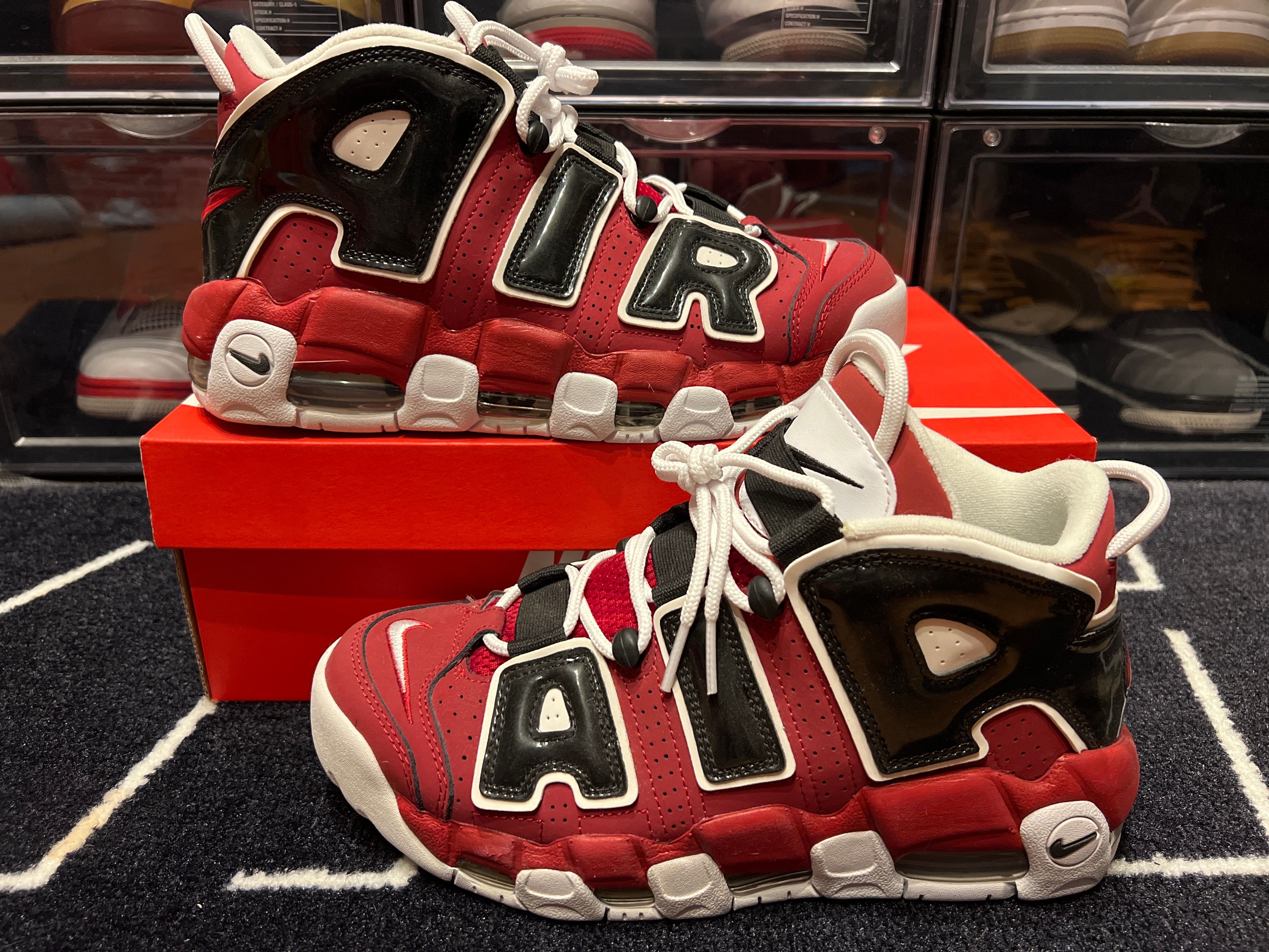 Nike Air More Uptempo ’96 "Black and Varsity Red" (2021) 
