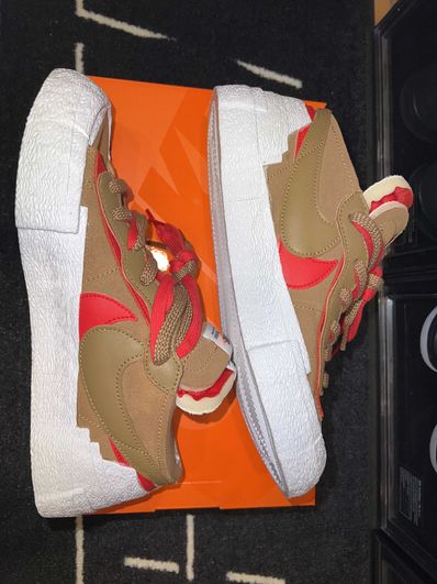 SACAI × NIKE BLAZER LOW "BRITISH TAN"