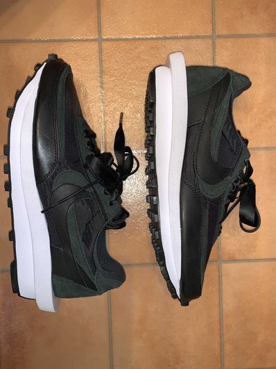 sacai × Nike LDV Waffle "Triple Black"