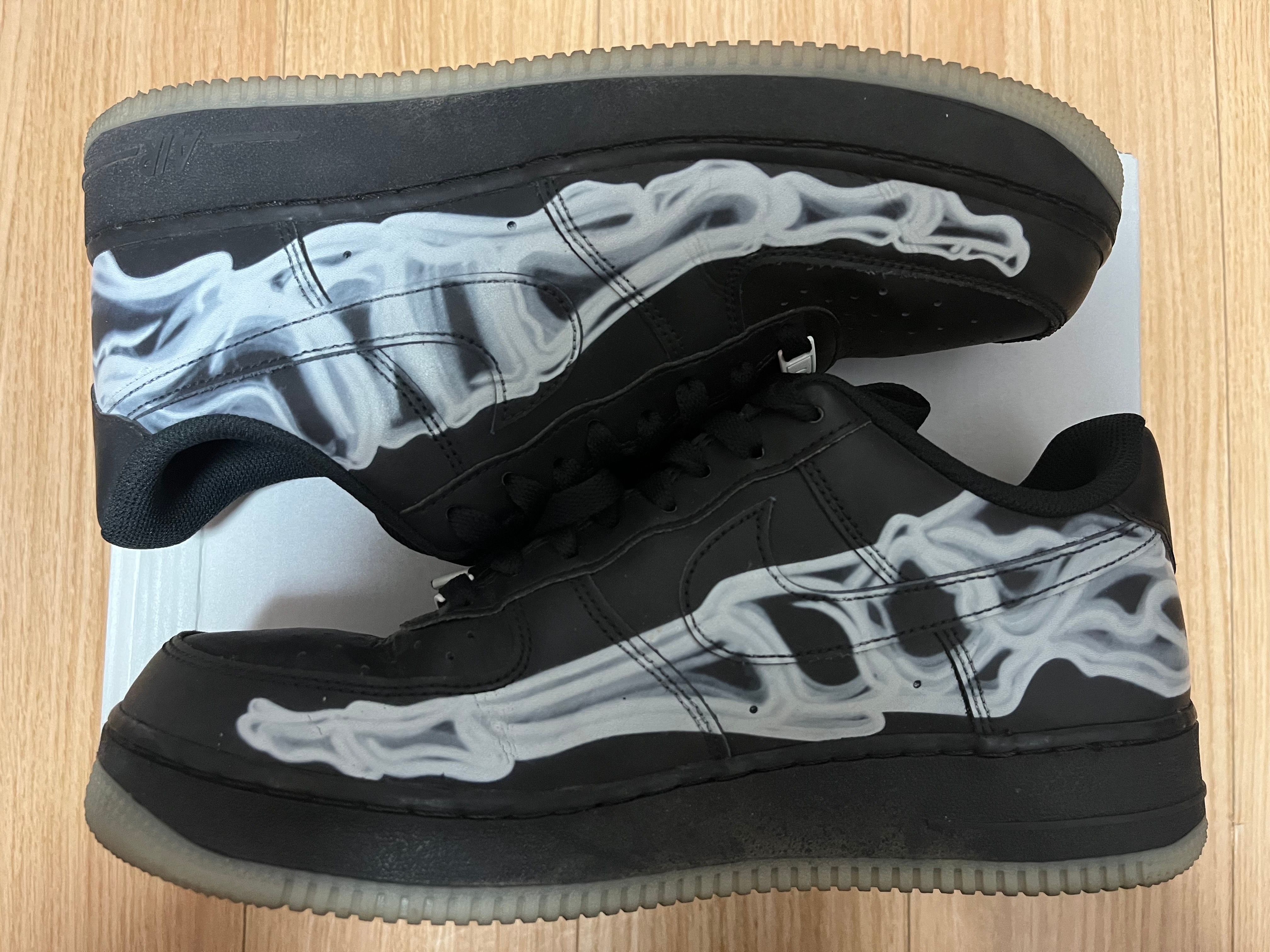 Nike Air Force 1 Low "Black Skeleton"