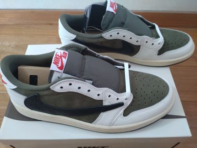 Travis Scott × Nike Air Jordan 1 Low OG SP "Reverse Olive"