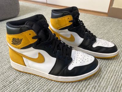 Nike Air Jordan 1 Retro High OG "Black Toe/Yellow Ochre"