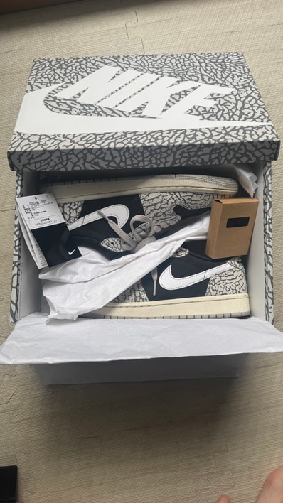 Nike Air Jordan 1 Retro Low OG "Black Cement"
