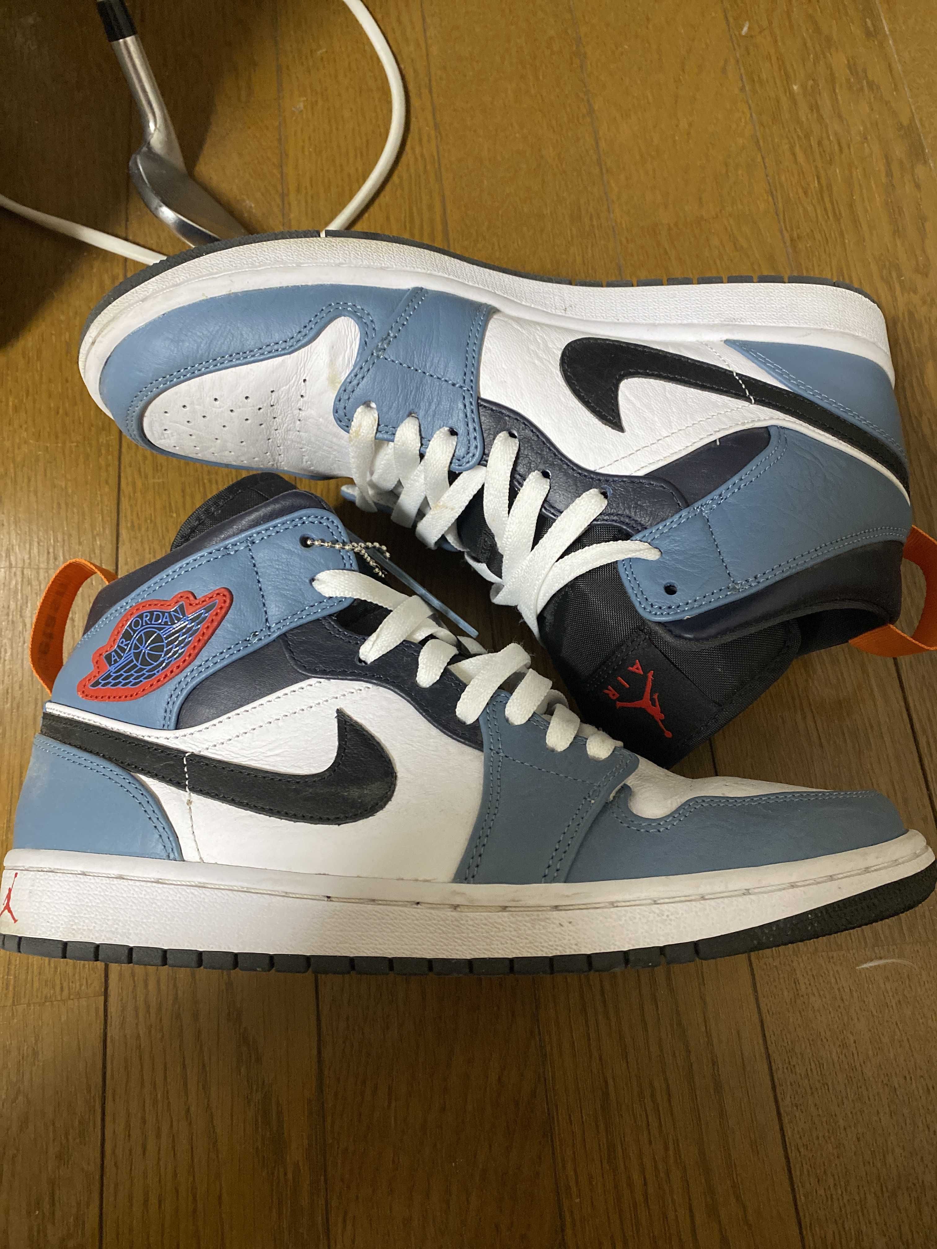 FACETASM × Nike Air Jordan 1 Mid "White/Navy"