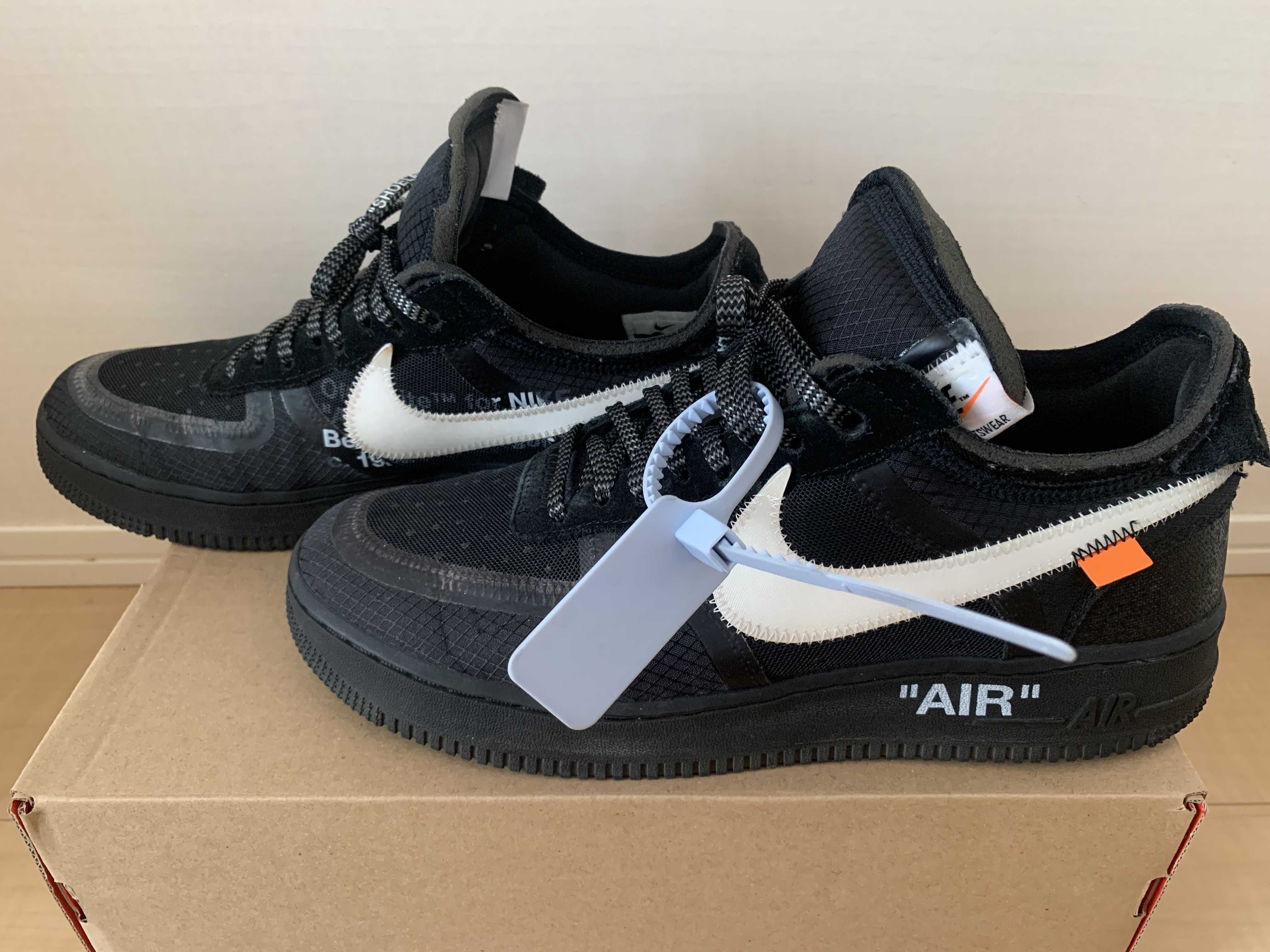 Off-White × Nike Air Force 1 Low "Black"