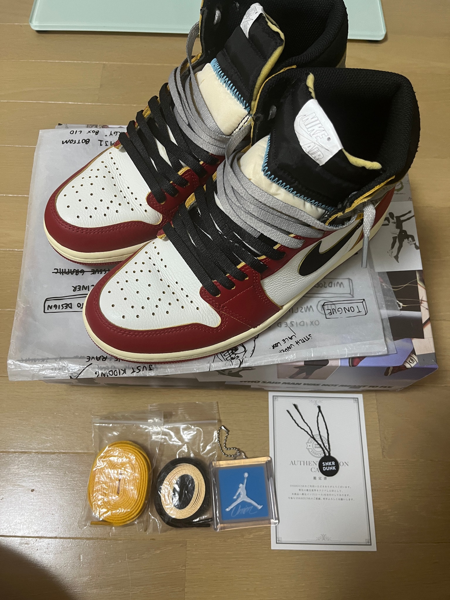 UNION × Nike Air Jordan 1 Retro High OG "Chicago/Shadow"