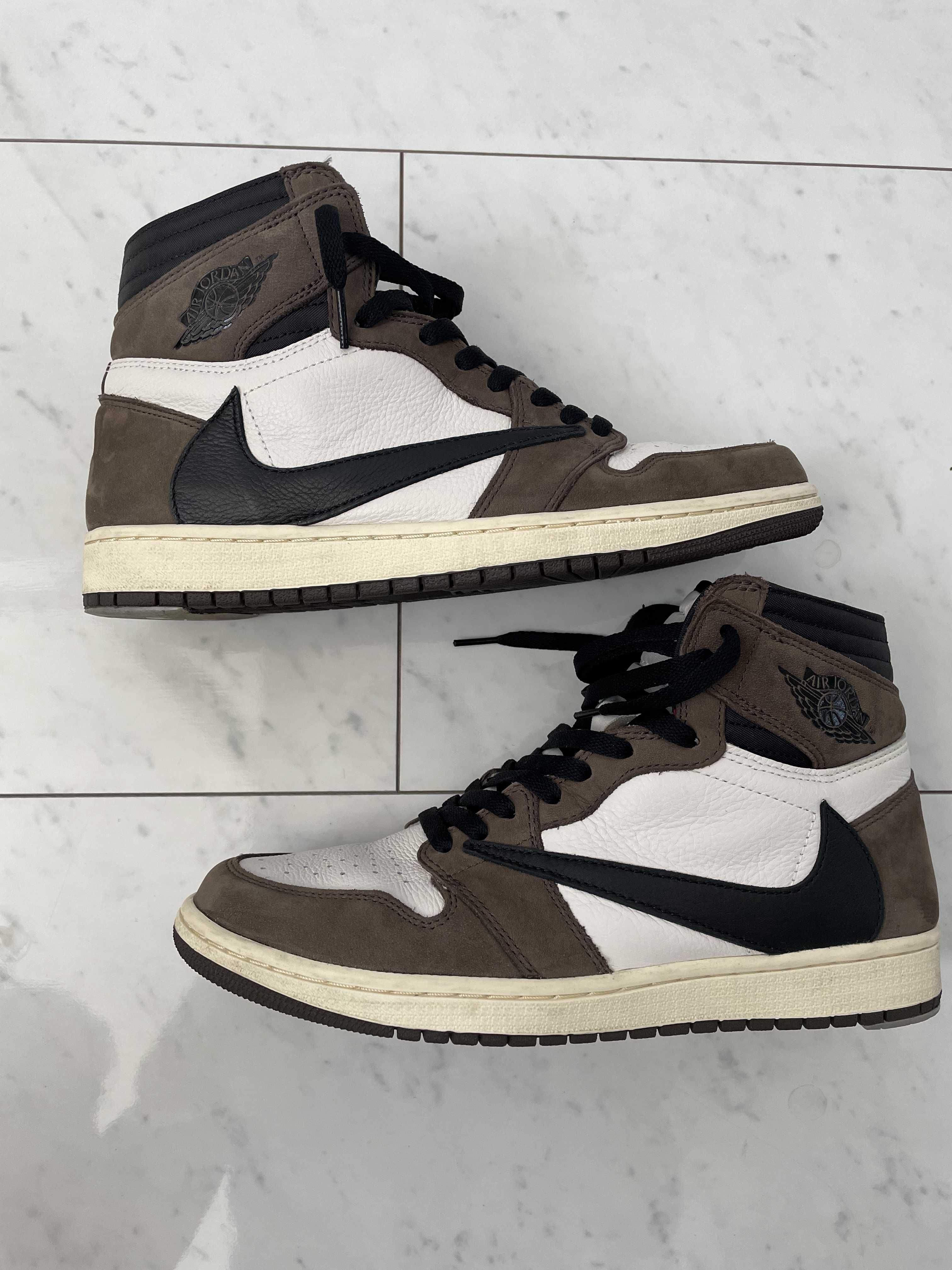 Travis Scott × Nike Air Jordan 1 Retro High OG TS SP "Sail/Dark Mocha"