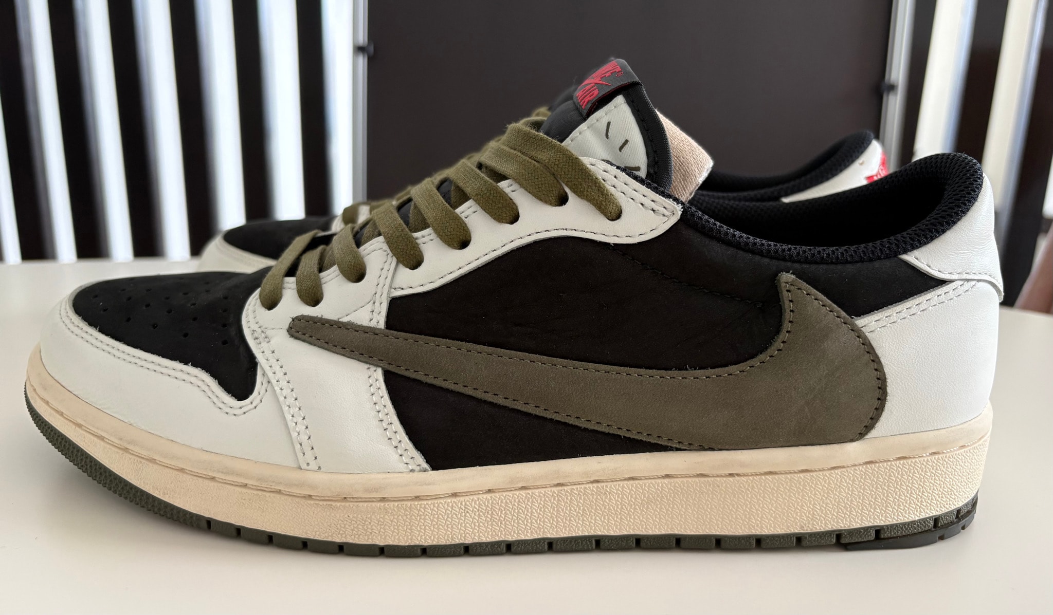Travis Scott × Nike Women's Air Jordan 1 Low OG "Medium Olive"