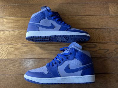 NIKE Women's AIR JORDAN 1 MID "BLUE/GREY"