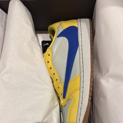 Travis Scott × Nike Women's Air Jordan 1 Retro Low OG "Canary"