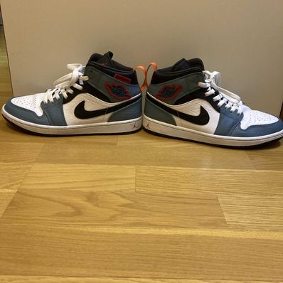 FACETASM × Nike Air Jordan 1 Mid "White/Navy"