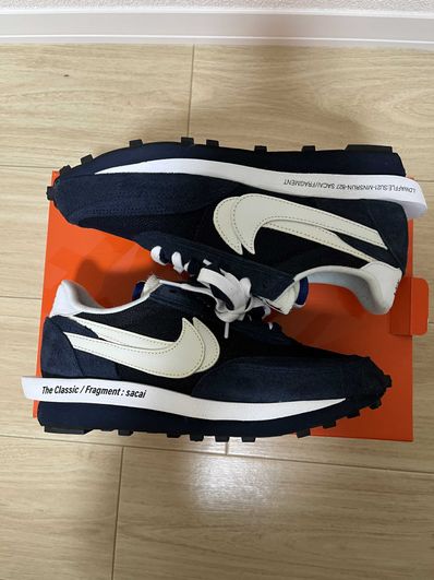 Fragment × sacai × Nike LD Waffle "Blackended Blue"
