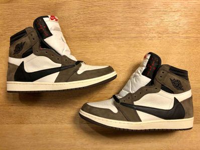 Travis Scott × Nike Air Jordan 1 Retro High OG TS SP "Sail/Dark Mocha"