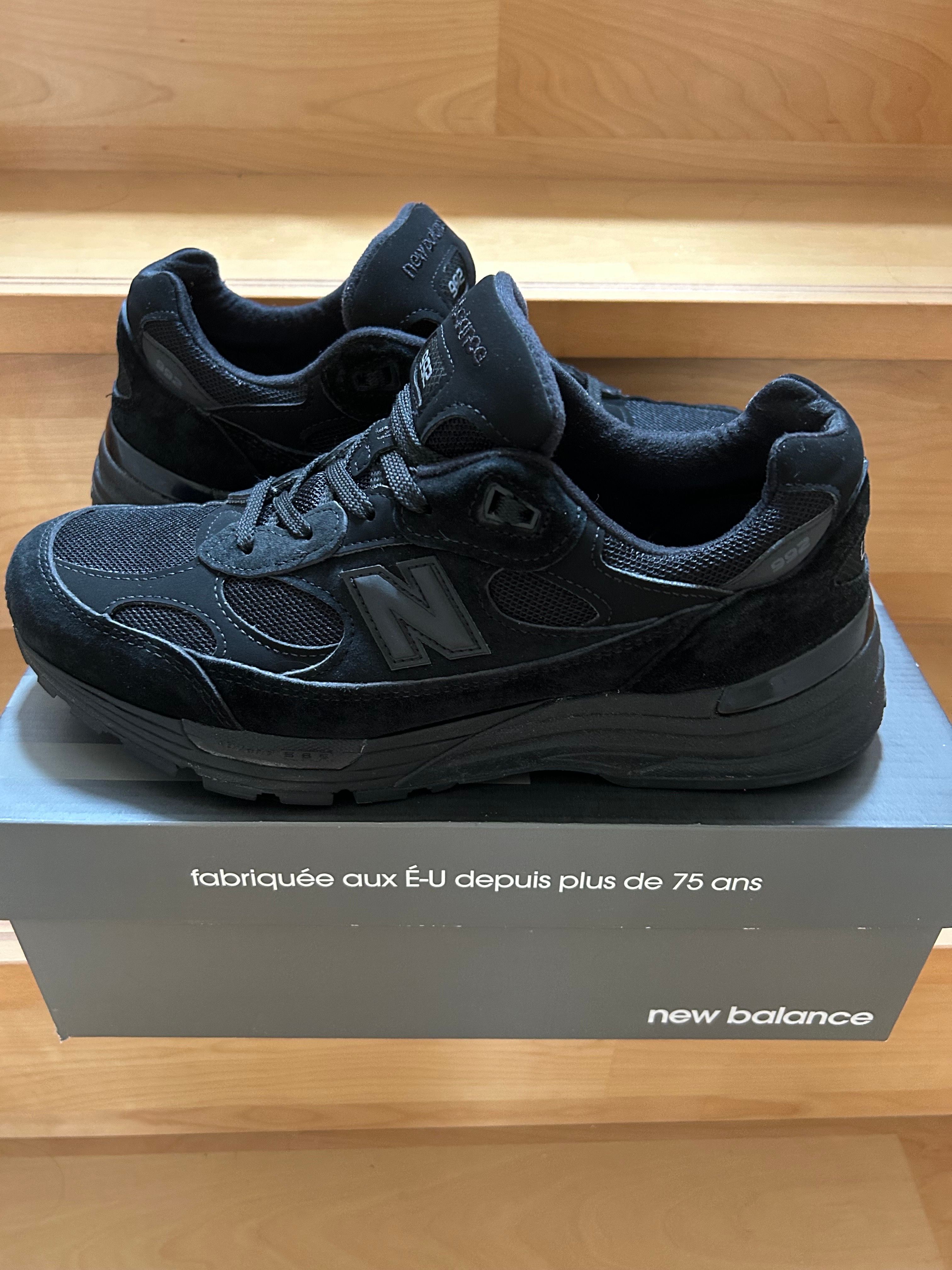 New Balance 992 "Triple Black"