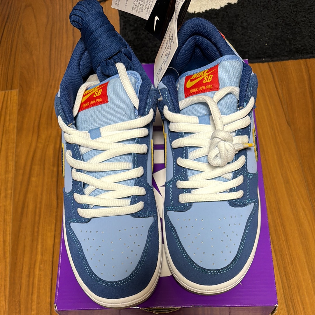 Why So Sad? × Nike SB Dunk Low "Coastal Blue/Speed Yellow-University Red"