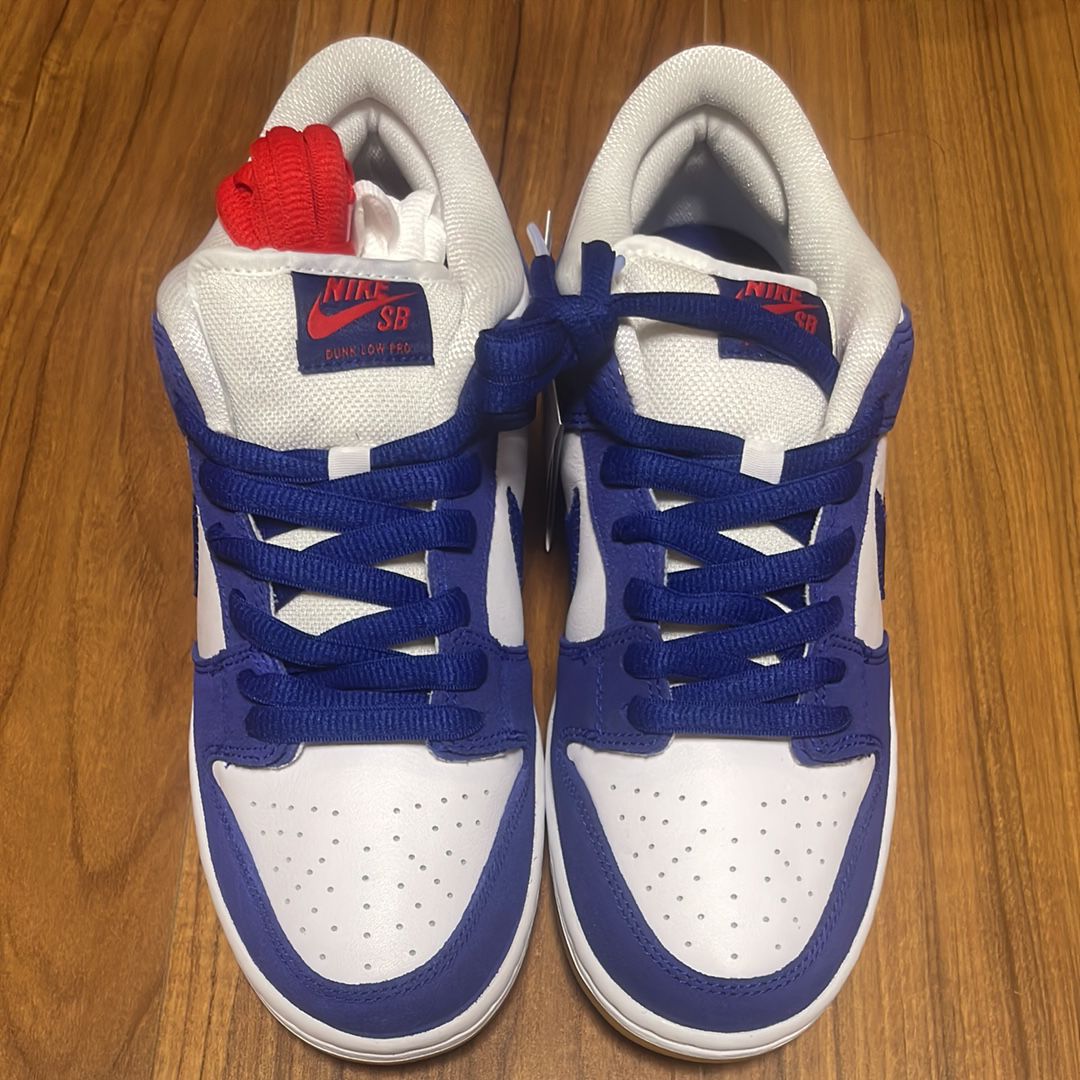 Nike SB Dunk Low "Los Angeles Dodgers/Deep Royal Blue"
