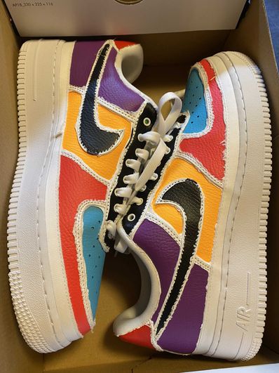 Nike Women's Air Force 1 Low '07 LX "White White/Multi"(国内未発売)