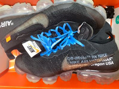 Off-White × Nike Air Vapormax "Black/Total Orange/Clear"