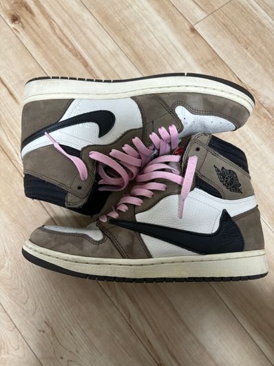 Travis Scott × Nike Air Jordan 1 Retro High OG TS SP "Sail/Dark Mocha"