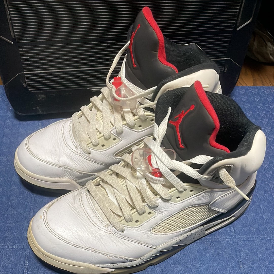 NIKE AIR JORDAN 5 RETRO "WHITE CET"