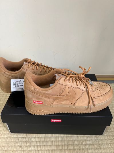 Supreme × Nike Air Force 1 Low "Flax/Wheat"