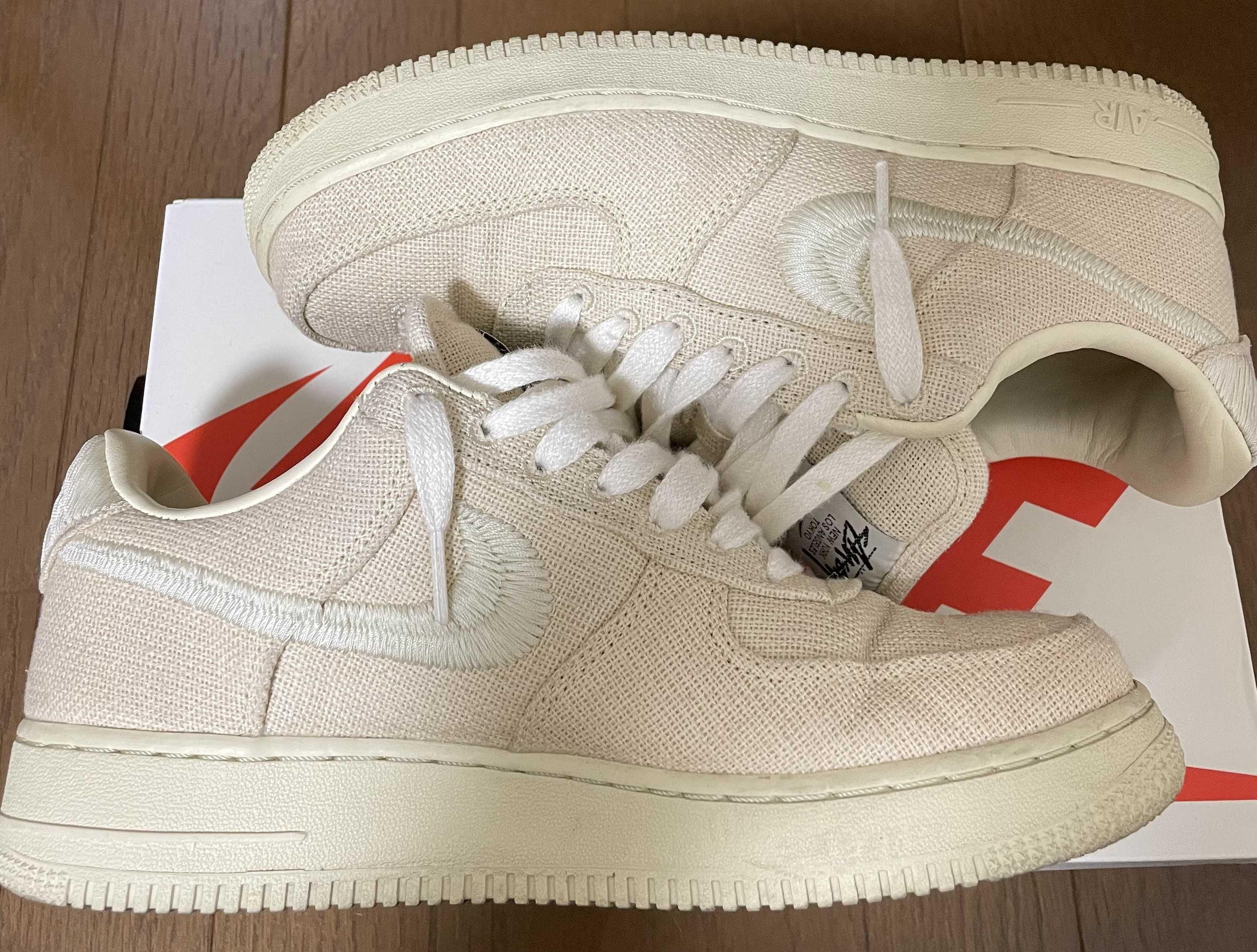 Stussy × Nike Air Force 1 Low "Fossil Stone"