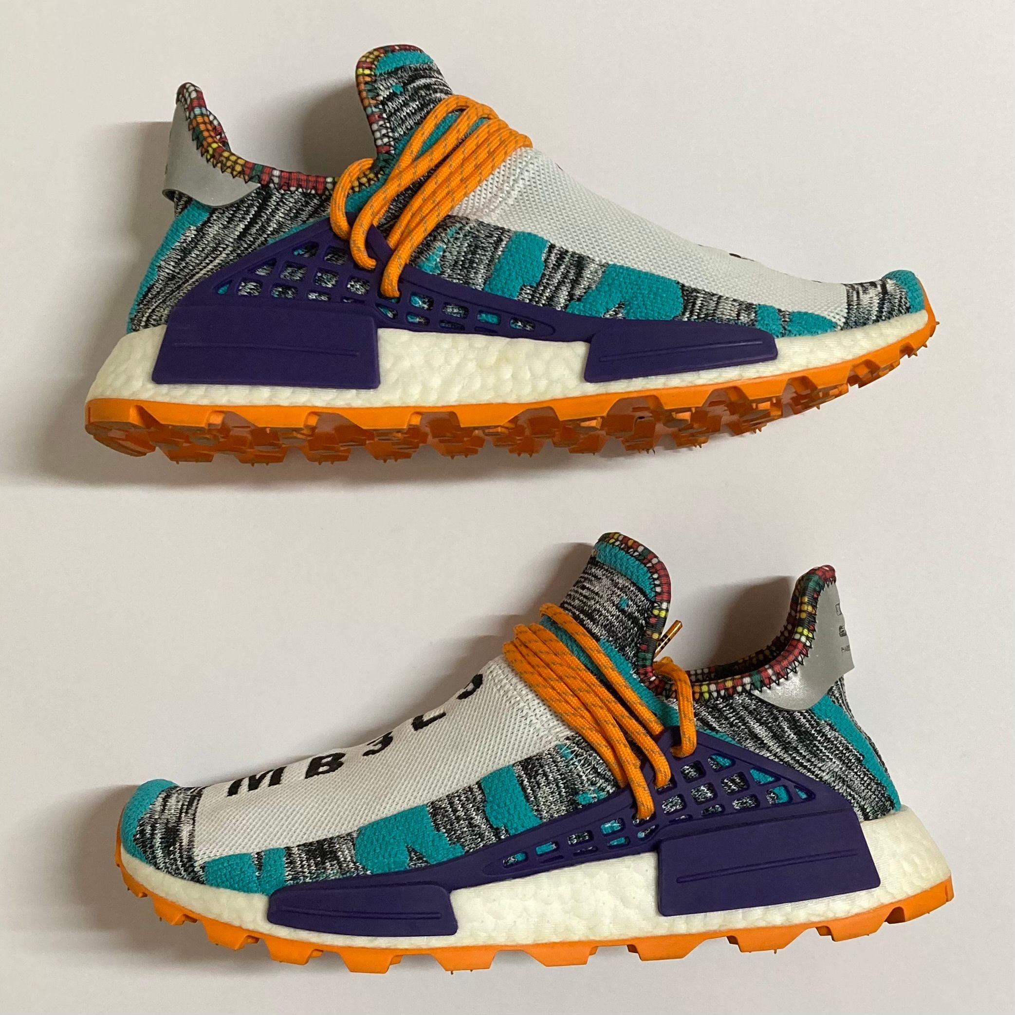 Pharrell Williams × adidas NMD HU SOLAR PACK "ORANGE"
