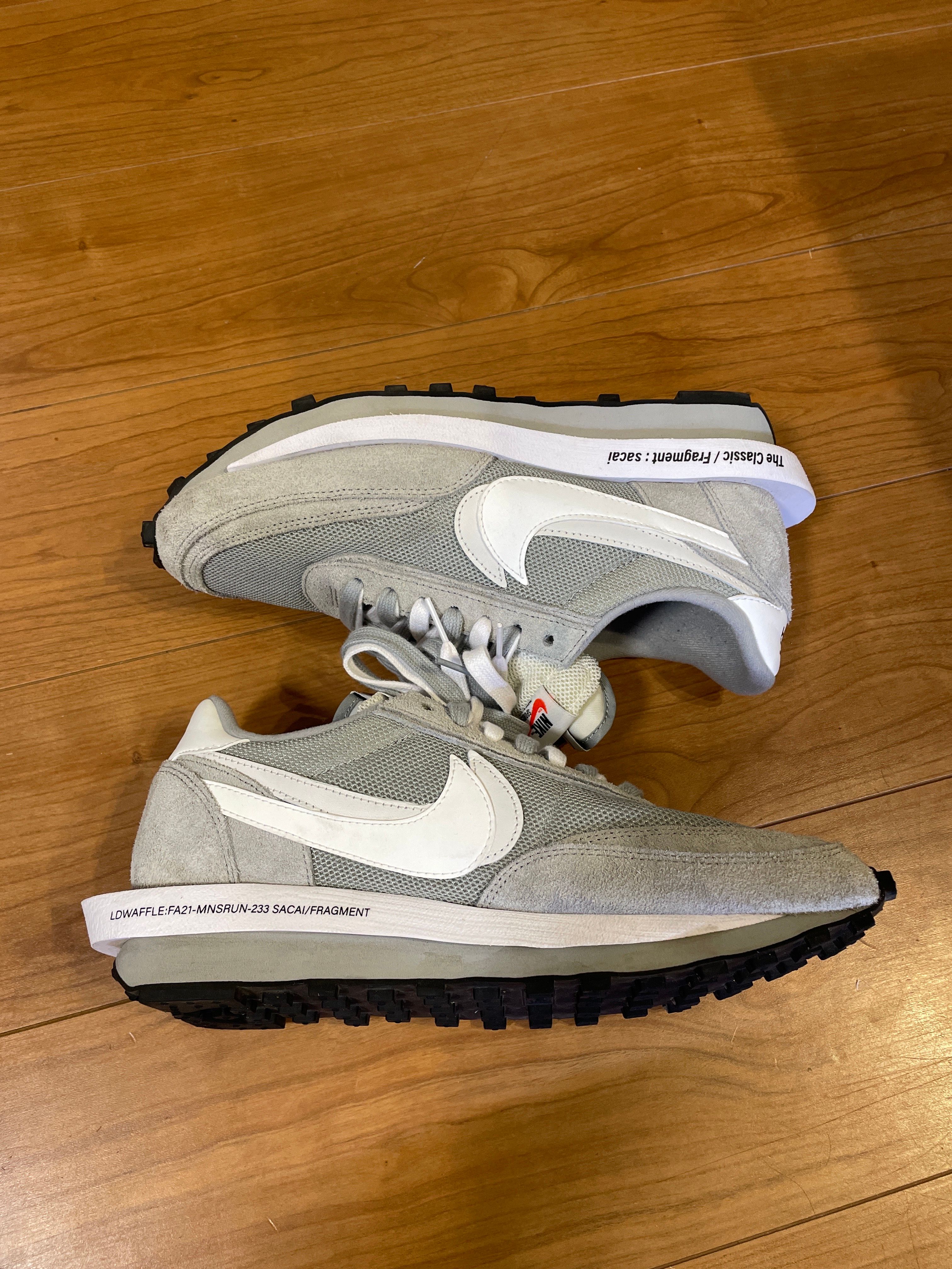 Fragment × sacai × Nike LD Waffle "Light Smoke Grey"