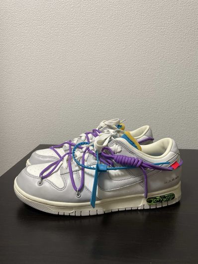 Off-White × Nike Dunk Low "Sail/Neutral Gray"