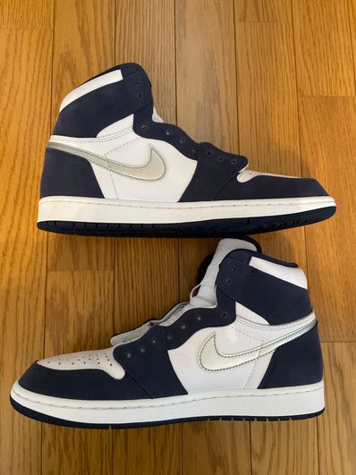 Nike Air Jordan 1 High OG CO.JP "White/Midnight Navy" (2020)(ブリーフケースなし)