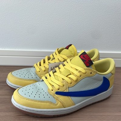 Travis Scott × Nike Women's Air Jordan 1 Retro Low OG "Canary"