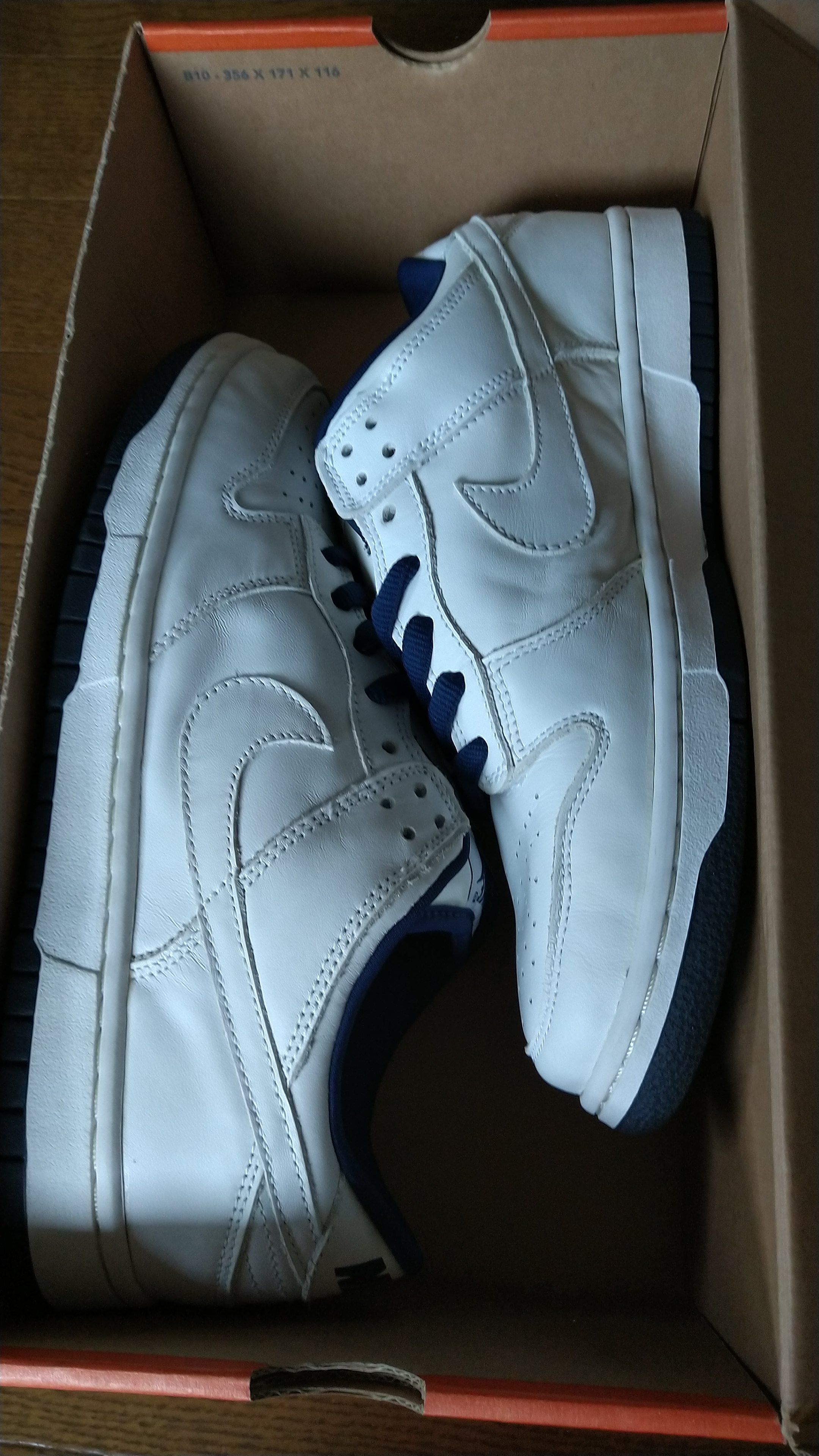 Nike Dunk Low Pro B "White/Midnight Navy"