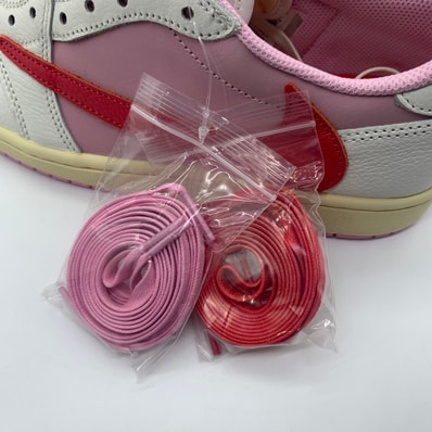 Travis Scott × Nike Air Jordan 1 Retro Low OG "Sail/Tropical Pink"