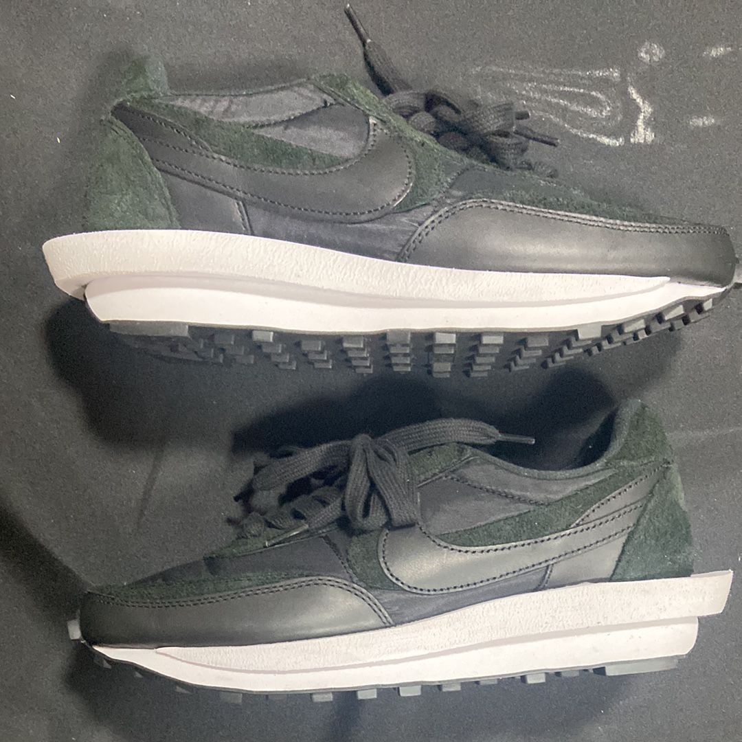 sacai × Nike LDV Waffle "Triple Black"