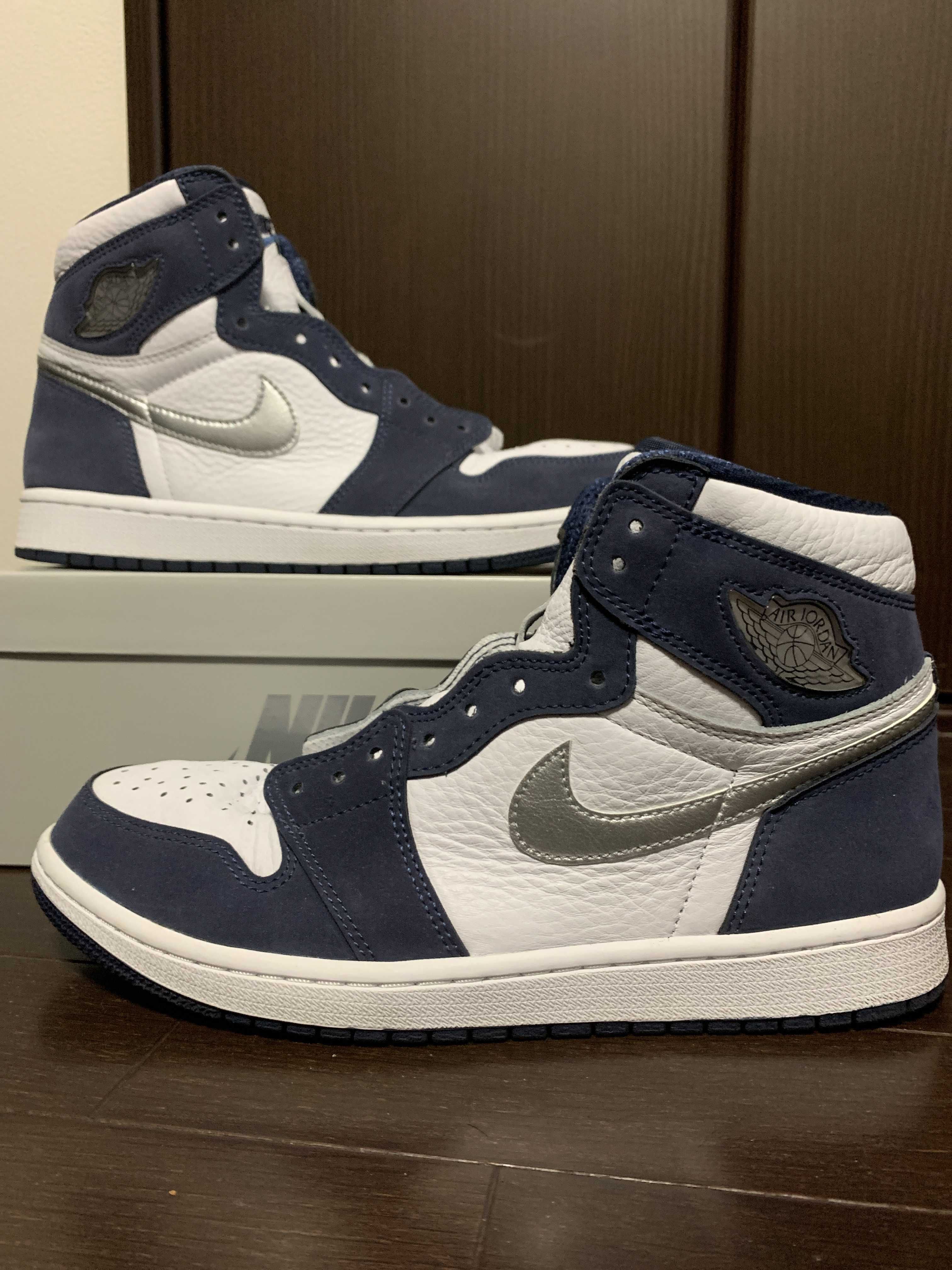 Nike Air Jordan 1 High OG CO.JP "White/Midnight Navy" (2020)(ブリーフケースなし)
