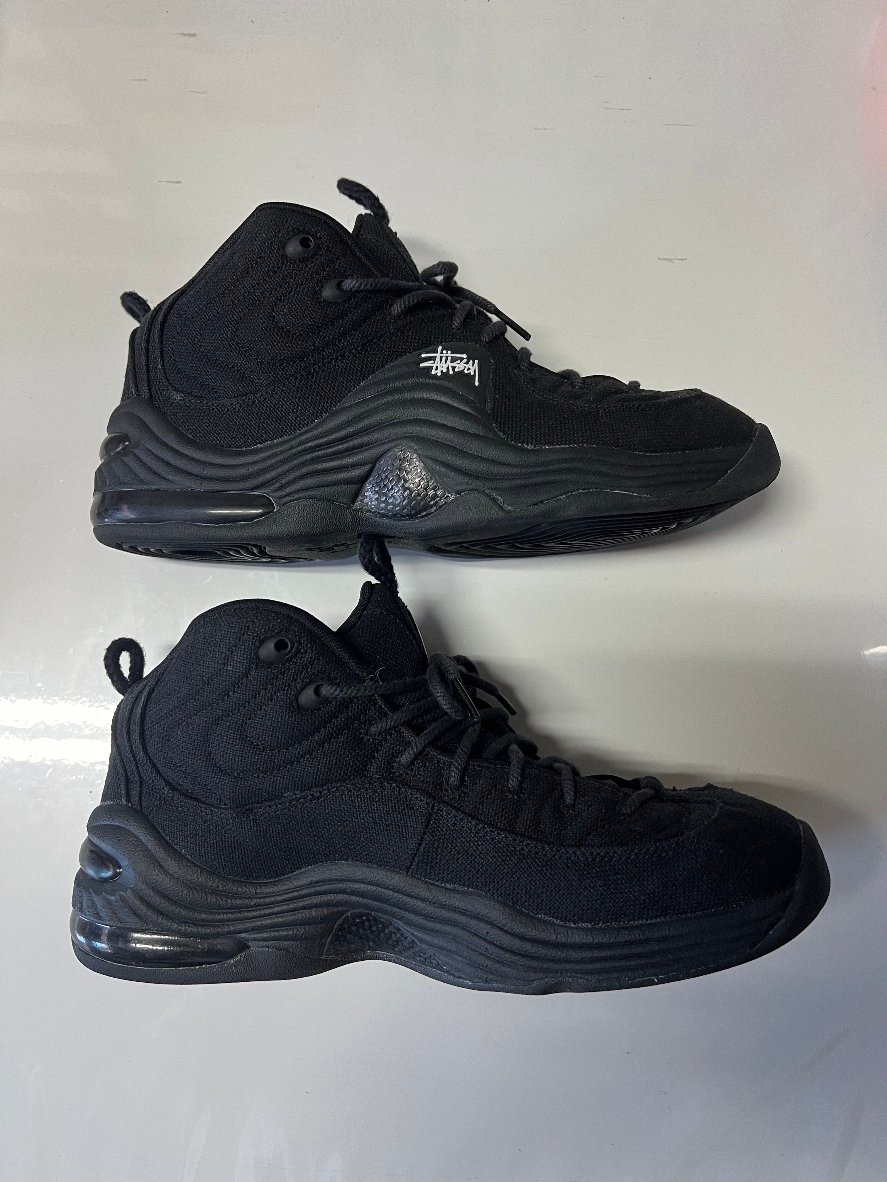 Stussy × Nike Air Penny 2 "Black"