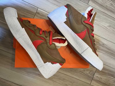 SACAI × NIKE BLAZER LOW "BRITISH TAN"