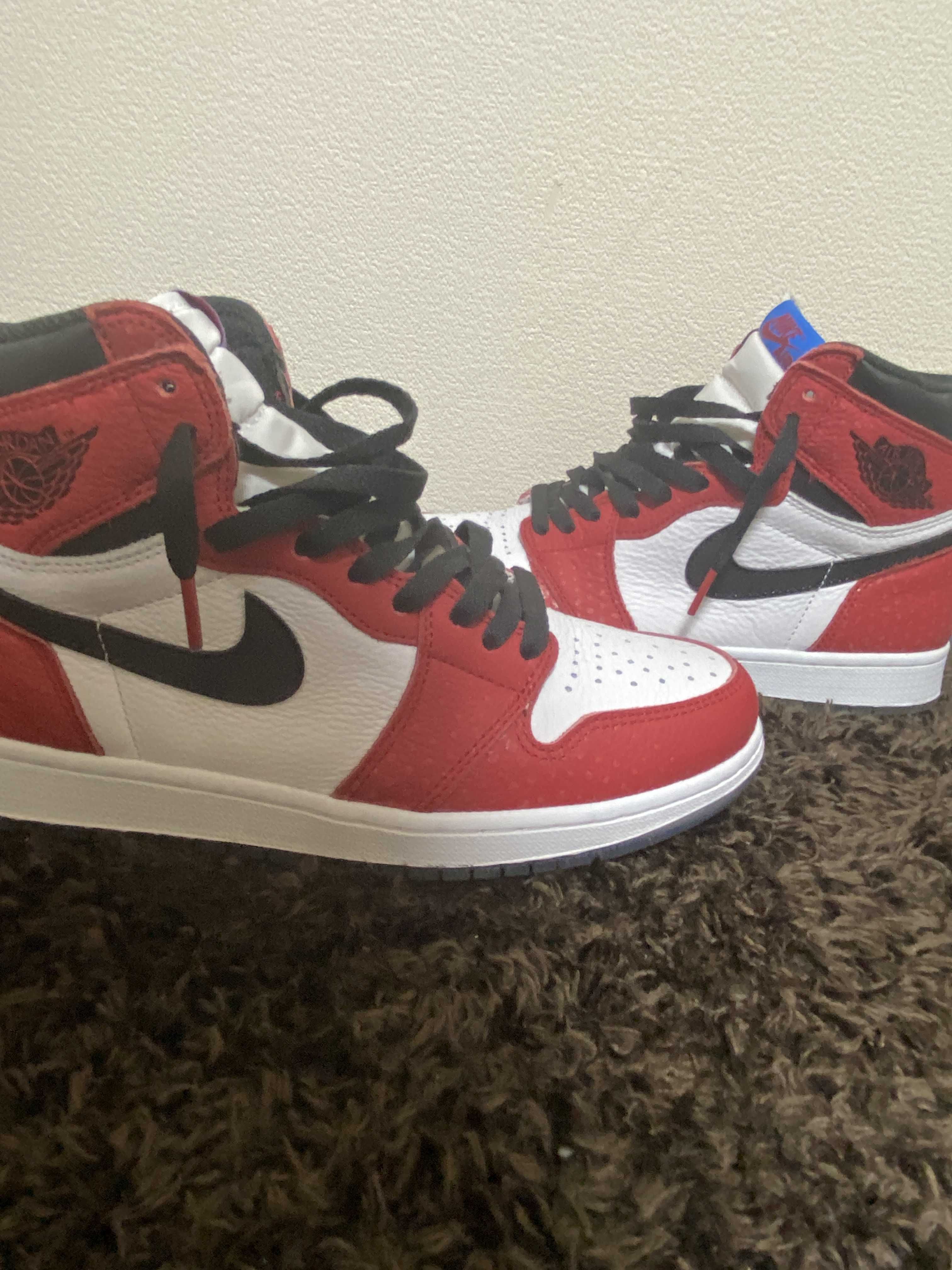 Spiderman × Nike Air Jordan 1 Origin Story "Gym Red/White/Photo Blue/Black"