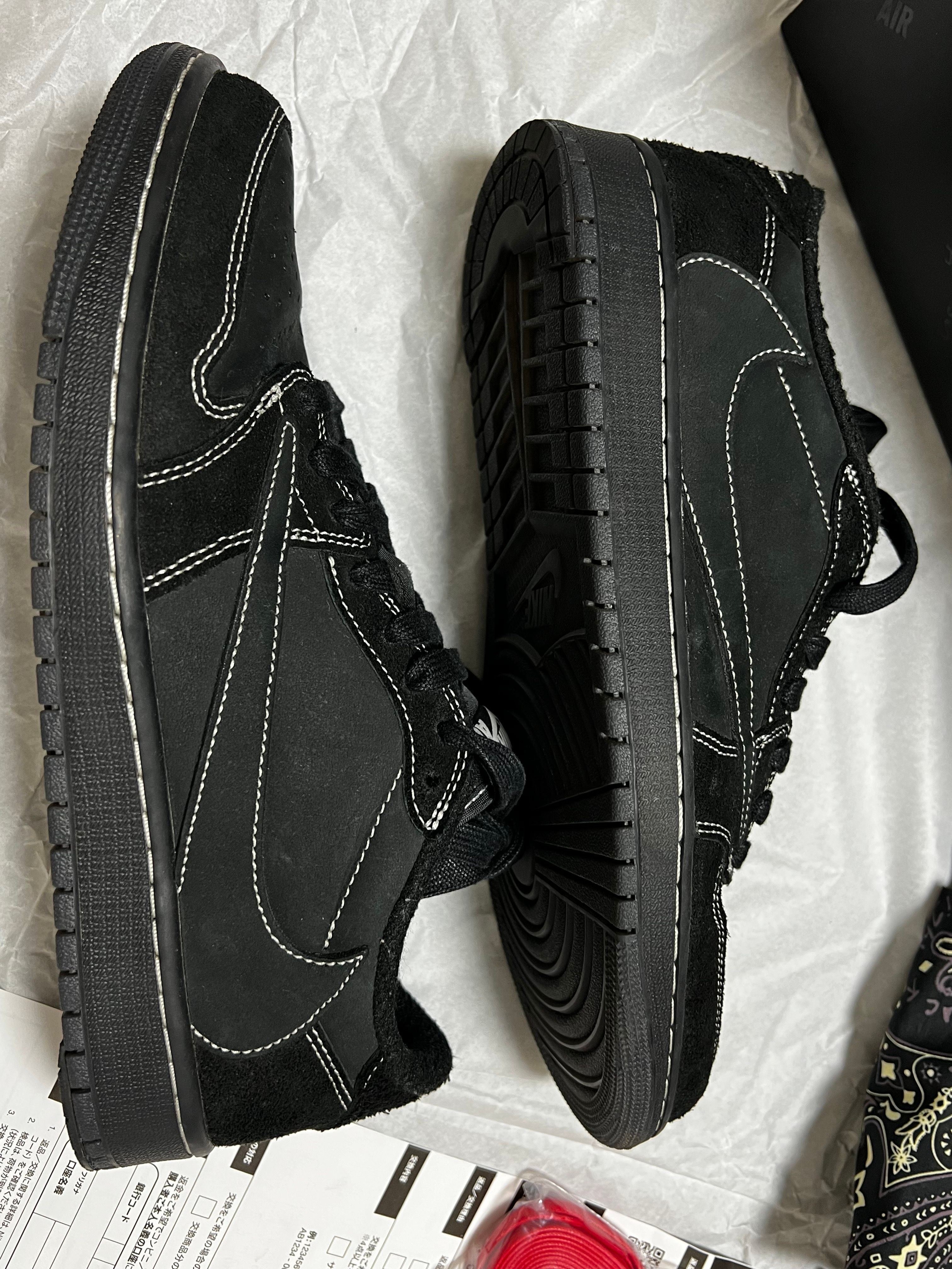 Travis Scott × Nike Air Jordan 1 Low OG SP "Black Phantom"