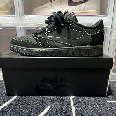 Travis Scott × Nike Air Jordan 1 Low OG SP "Black Phantom"