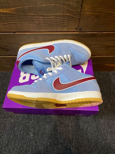 Nike SB Dunk Low Pro "Philadelphia Phillies/Valor Blue and Team Maroon"