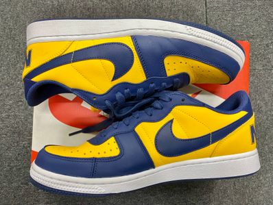 Nike Terminator Low "University Gold and Navy/Michigan"